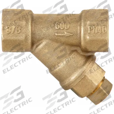 APPROVED VENDOR Y Strainer: 1/2 in, NPT, Mesh, 0.0313 in Screen Size, Brass - Brass Y Strainers