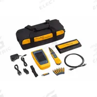 FLUKE NETWORKS Cable Tester Kit: LinkIQ, Pro Kit with IntelliTone Probe, LIQ-KIT/FPC3, USB, RJ45. Key specifications — Communication Protocol: USB; Manufacturer Part Number: LIQ-KIT/FPC3; Alert Type: Digital Display; Compatible Cable Type: Twisted Pair; Data Safe Monitor: Yes; Display Screen Type: LCD; Display Type: Digital; For Use With: Network Cabling.