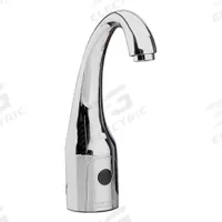 CHICAGO FAUCETS Bathroom Sensor Faucet: HyTronic Curve, Cast Brass, Polished Chrome Finish, Battery (MPN WWG116.879.AB.1T). Key specifications — Brand: CHICAGO FAUCETS; Includes: Mounting Hardware; Series: HyTronic Curve.