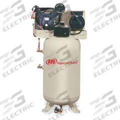 INGERSOLL RAND Electric Air Compressor: 5 hp, 2 Stage, Vertical, 80 gal, 16.8 cfm, 175 psi, 240V AC (MPN 2475N5-P-230/3). Key specifications — attr48430: INGERSOLL RAND; attr48445: 60 Hz; attr48448: Motor Starter; attr48450: 240V AC; attr48474: Three; attr48487: Vertical.