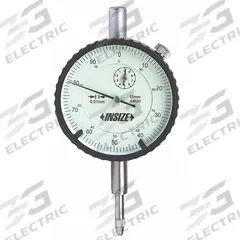 INSIZE Dial Indicator - Lug Back: 0 mm to 10 mm, Metric, Plunger, 0.017 mm Accuracy, 58 mm Dial Size (MPN 2308-10A). Key specifications — attr1184168: 2308-10A; attr1184178: 0-100; attr1184223: INSIZE; attr1200883: Dial Indicator - Lug Back; attr1184177: 0.017 mm; attr1184208: Certificate Traceable to NIST.
