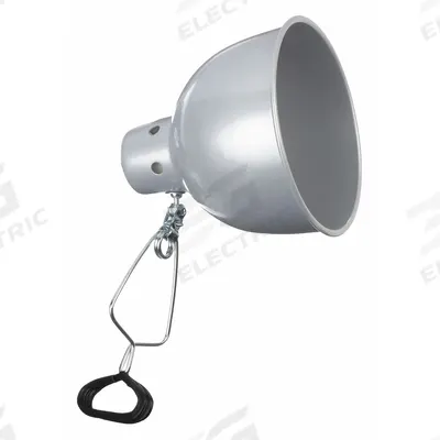 APPROVED VENDOR Temporary Job Site Light: Bulb Dependent, Corded, Clamp, 8 ft Power Cord Lg - Clamp Lights