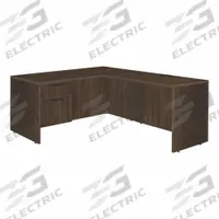 REGENCY Desk: Particle Board, Walnut, 1 Pedestals, 2 Drawers, 66 in Overall Wd, 29 in Overall Ht (MPN LLDSP663047NW). Key specifications — Desktop Material: Particle Board; Includes Modesty Panel: Yes; Kit Product Type: Double Pedestal Desk; Desktop Color: Walnut; Brand: REGENCY; Frame Color: Neo Walnut; Frame Material: Particle Board; Product Type: Desk.