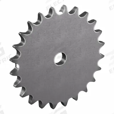 TRITAN Roller Chain Sprocket: No Hub, For Single Strands, 80, 24 Teeth, 7.661 in Pitch Dia - Size 80 Plain-Bore Roller Chain Sprockets