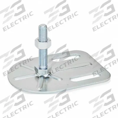 JW WINCO Male-End Leveling Mount: Swiveling Stud, 1/2"-13 Thread Size, 3 3/20 in - Swivel Male Leveling Mounts