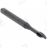OSG Spiral Point Tap: #4-40 UNC, 2B, 2 Flute, Plug Chamfer, Black Oxide Vanadium High Speed Steel (MPN 2511401)