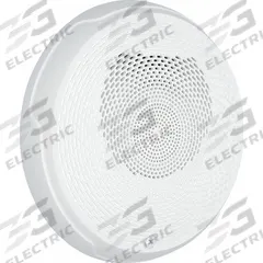 SYSTEM SENSOR Speaker: 12 or 24V, White, Indoor, 2 1/4 in Overall Dp, 5 in Overall Wd, Ceiling Mount (MPN SPCWL). Key specifications — Brand: SYSTEM SENSOR; Manufacturer Part Number: SPCWL; Operating Voltage: 12 or 24V; Color: White.