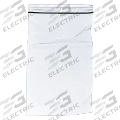 APPROVED VENDOR Reclosable Bag: 2 mil Thick, 5 in Wd, 8 in Lg, Hang Hole Included - Hang-Hole Reclosable Poly Bags