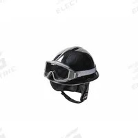 BULLARD Fire and Rescue Helmet: Black, Modern Rear Brim, Chin Strap, 4 pt Ratchet (MPN URXBK). Key specifications — Color: Black; Chin Strap: Yes; Brand: BULLARD; Style: Modern Rear Brim; Suspension: 4 pt Ratchet.