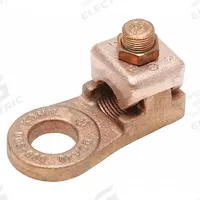 BURNDY Wire Connector: 14 AWG – 8 AWG Wire Sizes, 3/8 in Stud Size, Unplated Copper Lug Body (MPN QDA8C). Key specifications — Brand: BURNDY; For Wire Material: Copper; Maximum Stranded Copper Wire Size: 8 AWG; Minimum Stranded Copper Wire Size: 14 AWG; Lug Material: Unplated Copper.