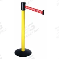 RETRACTA-BELT Barrier Post with Belt: Red, No Pattern, ARC Flash Zone - Keep Out, 15 ft Belt Lg (MPN 321YA-ARC). Key specifications — attr981468: Cast Iron; attr981465: Red; attr981461: RETRACTA-BELT; attr981440: Aluminum; attr981443: Yellow; attr981449: ARC Flash Zone - Keep Out; attr981448: White.