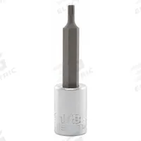 PROTO Socket Bit: 3/8 in Drive Size, Hex Tip, 1/8 in Tip Size, 2 3/4 in Overall Lg, Fixed Insert (MPN J4990R-1/8). Key specifications — attr1204765: Fixed Insert; attr1204767: PROTO.