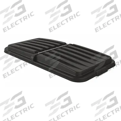 SUNCAST COMMERCIAL Hinged Truck Lid: 86 in L 44 3/8 in W 6 3/4 in H, Fits 40.5 cu ft - Hinged Lids for Tilt & Cube Trucks