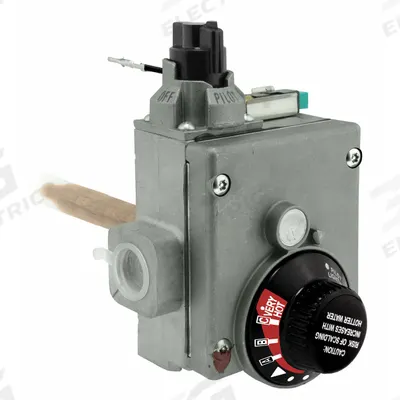 RHEEM Replacement Gas Control Thermostat: Natural Gas, SP20166B - Plumbing