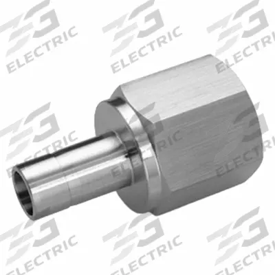 HAM-LET Compression Fitting Adapter: 1/2 in OD x 1/2 in Pipe Fitting Size - Double-Ferrule Stainless Steel Fittings