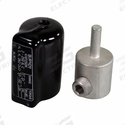 BURNDY Compression Pin Terminal: 1/0 AWG Pin Size - Pin Terminal Compression Adapters