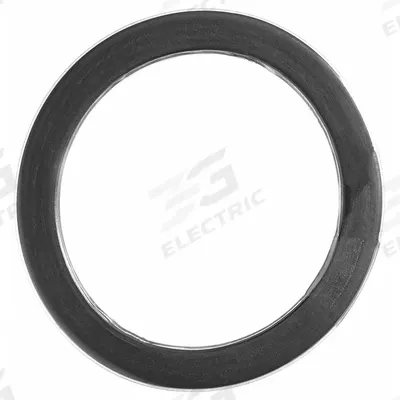 USA INDUSTRIALS Cam and Groove Gasket: 4 in For Coupling Size, Black, 1 in Outside Dia - FEP Cam & Groove Gaskets