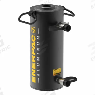 ENERPAC Hollow Cylinder: 60 ton Nominal Capacity, 9 13/16 in Nominal Stroke Lg - Lightweight Hollow Rams