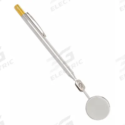 WESTWARD Inspection Mirror: 1 1/4 in Dia Mirror Size, Mirr. Mat. Glass - Combination Inspection Mirrors & Magnetic Pickup Tools