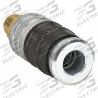 PARKER Quick Connect Hose Coupling: 1/4 in Body Size, 1/4 in Hose Fitting Size, 3/8"-18 Thread Size (MPN EZ-251-6MP). Key specifications — Brand: PARKER; Thread Size: 3/8"-18; Coupling Locking Type: Push-to-Connect; Hose Fitting Gender: Male.