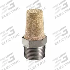 BONOMI MUFFLER: 1/4 in NPT, 9/16 in Hex Size, Bronze, 250 psig Max Op Pressure (MPN SBM-2). Key specifications — attr124412: BONOMI; attr124422: Bronze.