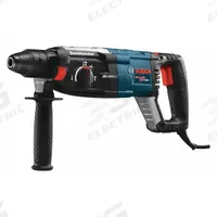 BOSCH Rotary Hammer Kit: SDS-Plus, D-Handle, 1 1/8 in Capacity, 2.4 ft-lb, 8.5 A, 5,100 bpm, 120V AC (MPN GBH2-28L). Key specifications — attr79687: Yes; attr68352: Hammer Only; attr68318: 0 to 5,100 bpm; attr113044: (1) Bare Tool; attr68378: 120V AC; attr68313: BOSCH.