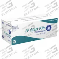 DYNAREX IV Start Kit: 7 1/2 in Overall Lg, Nitrile (MPN 4704). Key specifications — Features: Sterile; Brand: DYNAREX; Material: Nitrile.