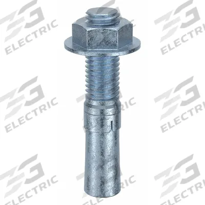 MKT FASTENING Wedge Anchor: 3 1/2 in Overall Lg, 5/8 in Dia, 5/8"-11 Thread Size, Steel - Steel Wedge Anchors