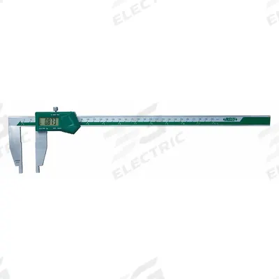 INSIZE Nib Jaw Digital Caliper: 0 in to 12 in /0 mm to 300 mm, Cabled/Wireless - Digital Calipers with Nib-Style & Pointed Jaws for Small Grooves & Recesses