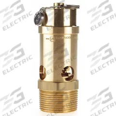 CONRADER Safety Valve: Soft Seat, 1 1/4 in (M)NPT Inlet (In.), 300 psi Preset Setting (PSI), Brass (MPN SRV765-114-300). Key specifications — attr291993: Soft Seat; attr291998: Brass; attr292007: Silicone; attr292009: Brass; attr294753: CONRADER.