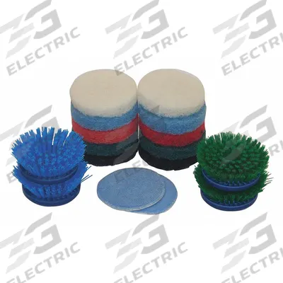 BISSELL COMMERCIAL Floor Scrubber Kit: Microfiber/Plastic, 11 in Overall Lg - Replacement Parts for Floor Cleaning Machines