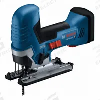 BOSCH Jigsaw: Barrel Grip, T-Shank, Orbital Stroke, 3,500 stroke/min Stroke Rate - Max, Brushless (MPN GST18V-50BN). Key specifications — attr1170165: Barrel Grip; attr1170166: T-Shank; attr1170167: Orbital; attr1170168: Brushless.