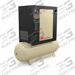 INGERSOLL RAND Rotary Screw Air Compressor: Horizontal, 10 hp, 36.7 cfm, 80 gal Tank, 460V AC (MPN R7.5I-A125/80-460-3). Key specifications — attr48606: Three; attr48593: 460V AC; attr48578: INGERSOLL RAND; attr110305: Not Included.