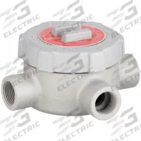 Conduit Outlet Body: Iron, GU, 3/4 in Trade Size, T Body, 19 cu in Body Capacity (MPN GUT75). Key specifications — Series: For Standard Body; Compatible Conduit Trade Size: 3/4 in; Thread Gender: Female; Hub Style: Threaded; Cover Included: Yes; Body Style: T; Connection Type: Threaded; Back Type: Round.