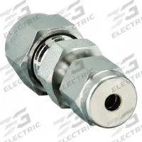 HAM-LET Compression Fitting Union: 1/4 in OD x 6 mm OD Fitting Size, Compression x Compression (MPN 763L-SS-6MM X 1/4). Key specifications — Compatible Fitting Brands: Swagelok; Brand: HAM-LET.