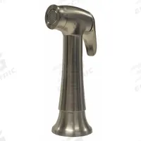DANCO Kitchen Sprayer: Plastic, Brushed Nickel, 3 1/2 in Overall Lg, 1/2" Connection Size, NPSM (MPN 9D00010332). Key specifications — Inlet Connection Type: NPSM; Brand: DANCO; Connection Size: 1/2"; Color/Finish: Brushed Nickel; Includes: Guide; Material: Plastic; Product Type: Kitchen Sprayer.