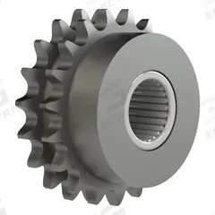 BREWER MACHINE & GEAR Idler Sprocket: For 50 Chain Size, Steel, 17 Teeth, 3.72 in Outside Dia. (MPN D50B17F). Key specifications — Bearing Type: Needle Roller; Brand: BREWER MACHINE & GEAR; Bore System of Measurement: Inch.