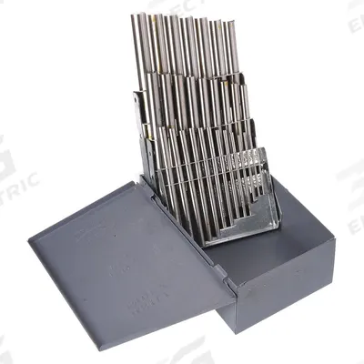 WESTWARD Drill Blank Set: Fractional Inch - High-Speed Steel Jobbers-Length Drill Bit Blank Sets