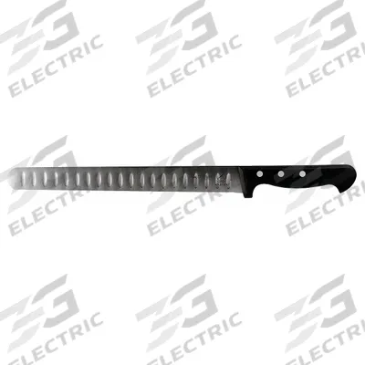 MERCER CUTLERY Slicer Knife: Granton Edge/Taper Ground Edge, 11 in Overall Lg, Steel Blade - Slicing Knives