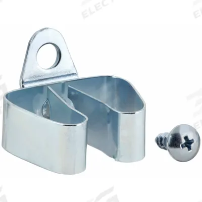 TRITON PRODUCTS Standard Spring Clip: 1/4 in_1/8 in Peg Hole, For 1 in Pegboard Hole Spacing - Spring Clips for Round-Hole Pegboard