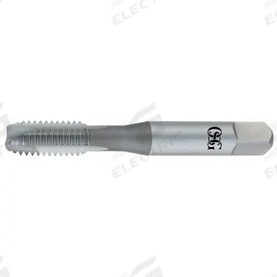OSG Spiral Point Tap: 7/16"-20 UNF, 2B+, 3 Flute, Plug Chamfer - Oversized Spiral-Point Taps