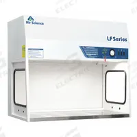 AIR SCIENCE Laminar Flow Cabinet: Purair LF, 4 1/8 ft Overall Wd, 29 1/2 in Overall Dp (MPN HLF-48-A). Key specifications — Assembly: Fully Assembled; Brand: AIR SCIENCE; Blower Included: Yes; UV Lighting Icluded: No; Base/Stand Included: No (Required); Work Surface Included: Yes.