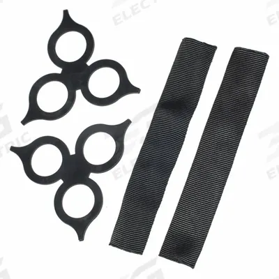 LOCKJAW Synthetic Shackle Kit: Soft Shackles, HMPE/Polyethylene, (2) Lock Rings/(2) Sleeves - Replacement Sleeves & Lock Rings for Synthetic Shackles