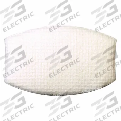 DYNAREX Oval Eye Pads: 2 5/8 in Dressing Lg, 1 7/8 in Dressing Wd, Cotton/Mesh