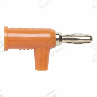 POMONA Banana Plug: 1 1/2 in Lg, 15 A Max Current Measurement - Standard Sheath Banana Jack to Non-Sheath Banana Plug Adapters