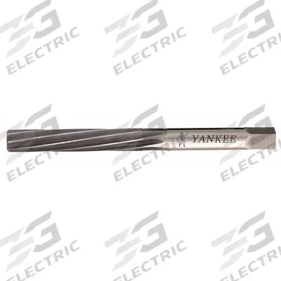 YANKEE Hand Reamer: 1 1/8 in, Spiral Flute, LH - Left-Hand Spiral-Flute Hand Reamers