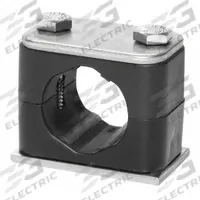 STAUFF Beta Clamp: Smooth Bore, 316 Stainless Steel Clamp, Polypropylene Cushion, For 1 Lines (MPN SP-430-ACT-DP-AS-U-W5-K-642012)