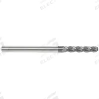 APPROVED VENDOR Ball End Mill: Carbide, AlTiN Coated, 4 Flute, 1/4" Mill Dia, 1-1/2" LOC, 6" OAL (MPN 229-001027)