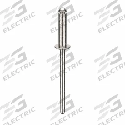 POP AVDEL Blind Rivet,1.596" L,0.122" dia,PK500: Inch, 1 19/32 in Overall Lg, 1/2 in Body Lg - Large Flange Blind Rivets