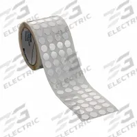 CAPLUGS Foil Tape Disc: 60 yd Lg, 7/8 in Wd, Disc, 3/8 in Dia, 2.8 mil Thick, Acrylic, 2,000 PK (MPN SH-20074). Key specifications — Series: AF-SH; Adhesive Material: Acrylic; Backing Material: Aluminum Foil.